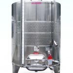 Termotank, fermentino semplice con fascia di scambio termico, tubo di rimontaggio, indicatore di livello